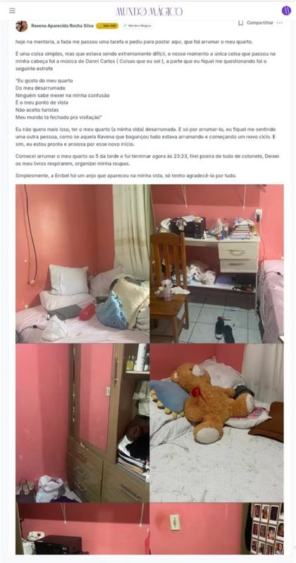 Depoimento da comunidade