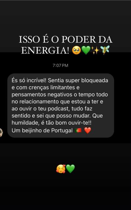 Depoimento da comunidade